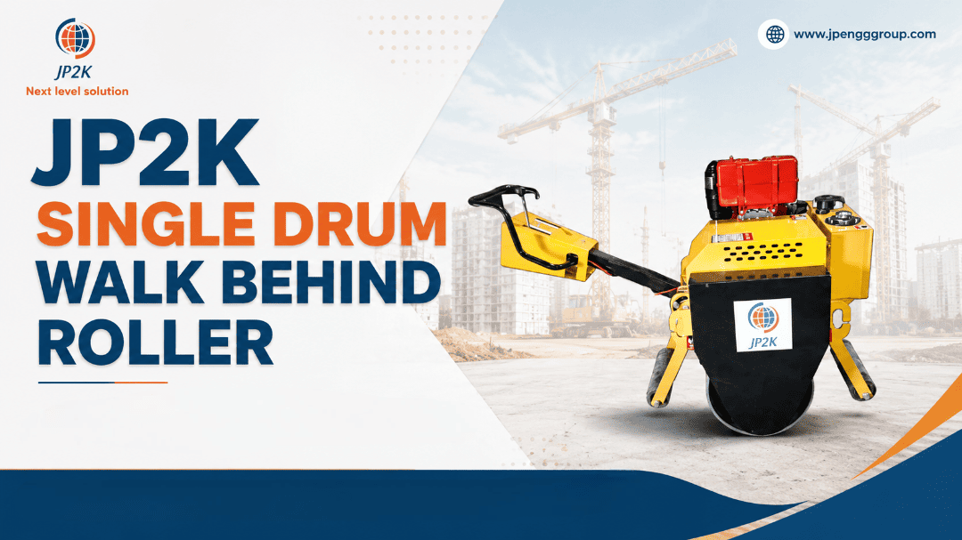 Single Drum Walk Behind Roller